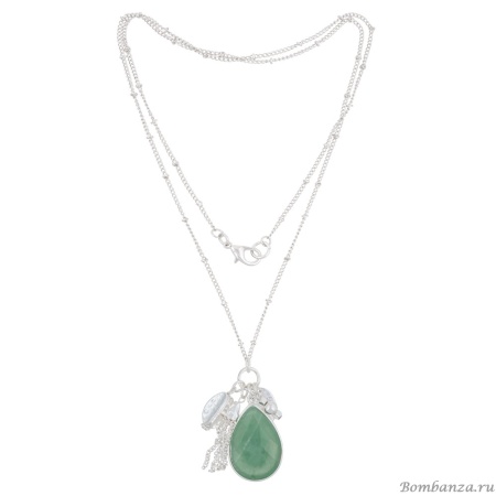 Колье Fiore Luna, GREEN AVENTURINE